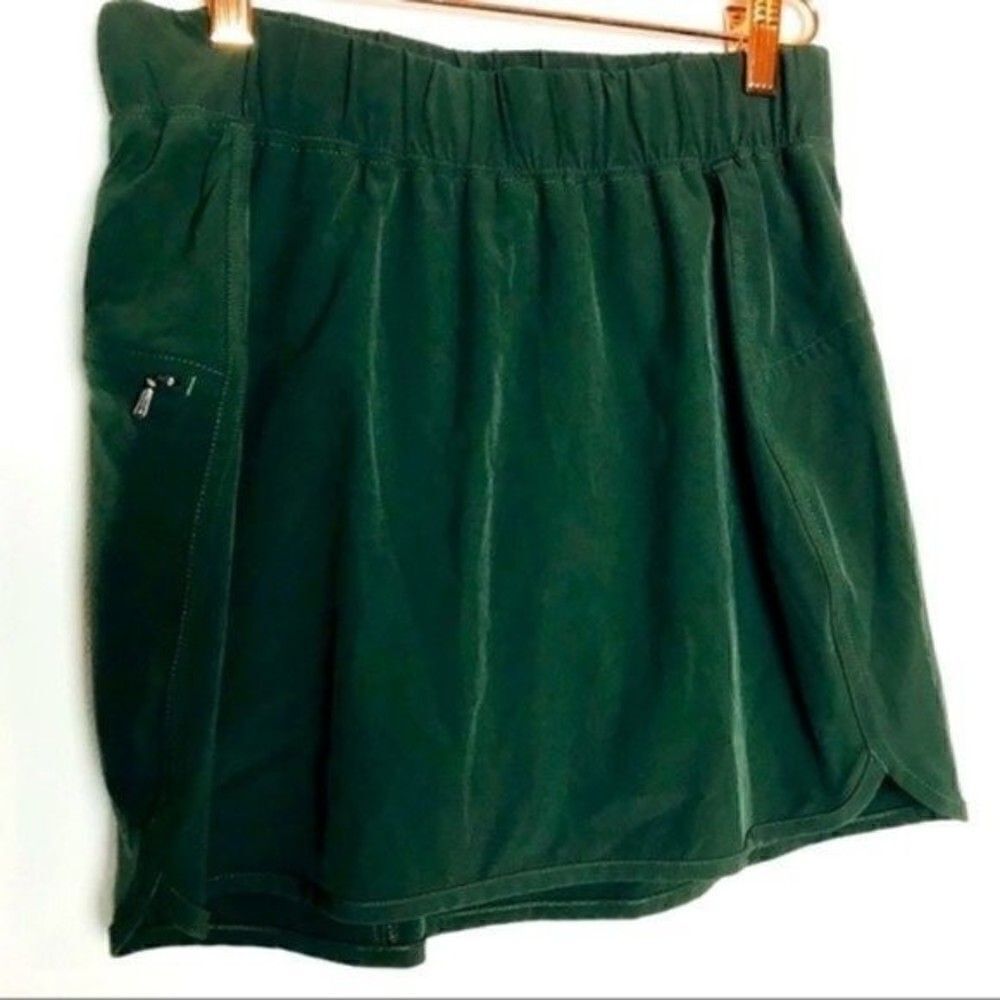 Calia womans Skirt army green sports skirt XS BoxA with zip pockets